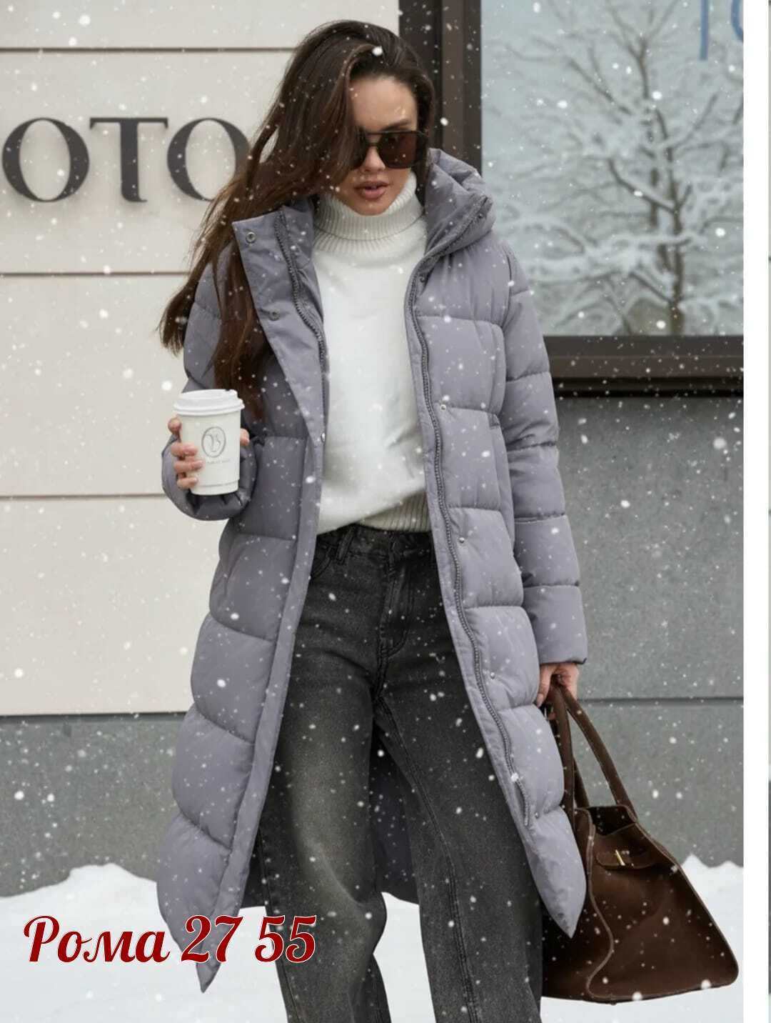 пальто пуховик удлиненный стеганый с капюшоном twin tip,пальто пуховик удлиненный стеганый с капюшоном twin tip 446041241,женское пальто twin tip 53955.02 антрацит,зимнее пальто,пальто twin tip 33780