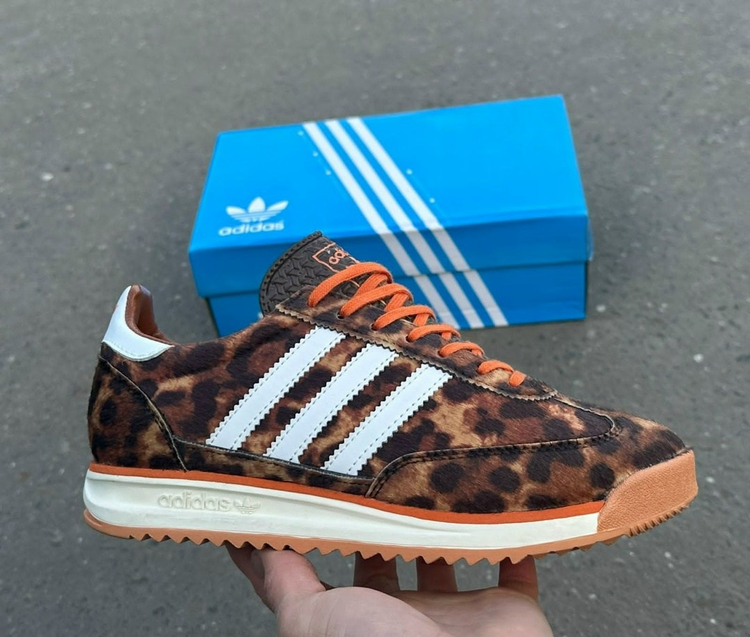 кроссовки adidas,кроссовки adidas original,женские кроссовки adidas,кроссовки адидас леопардовые,adidas sl 72 og leopard print