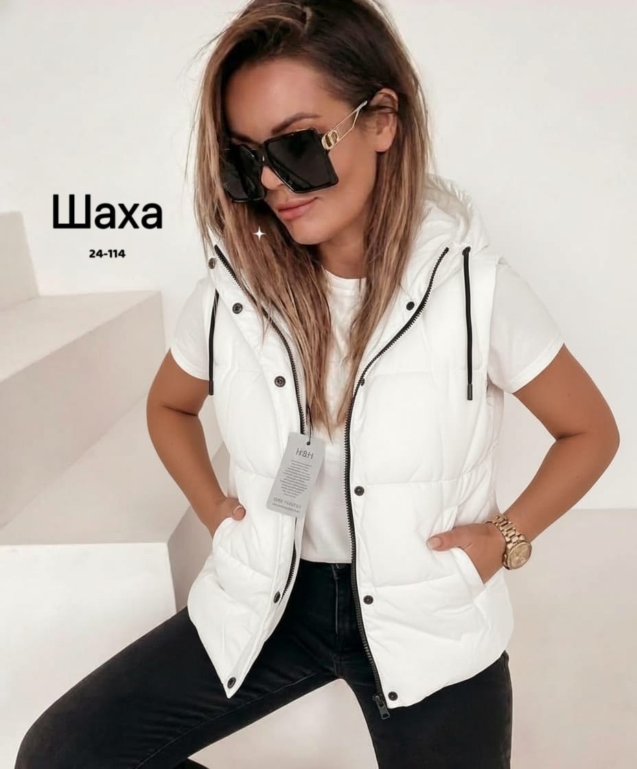 жилетка женская,женский жилет,жилетка на синтепоне,стильная женская жилетка,жилетка