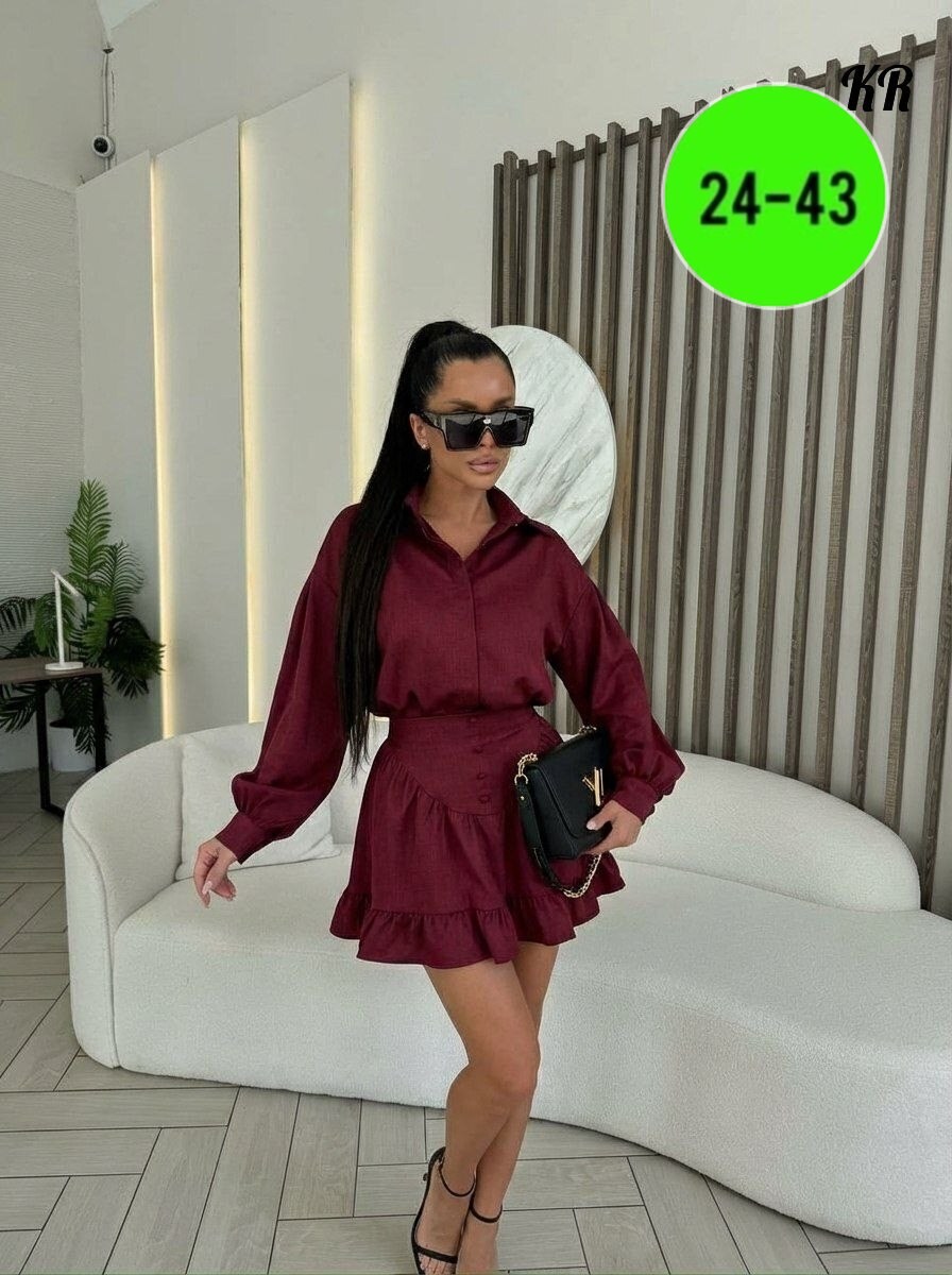 костюм женский рубашка с юбкой,женский костюм с юбкой,женский костюм двоечка (рубашка+юбка),костюм рубашка юбка,костюм рубашка и юбка in-a896t570