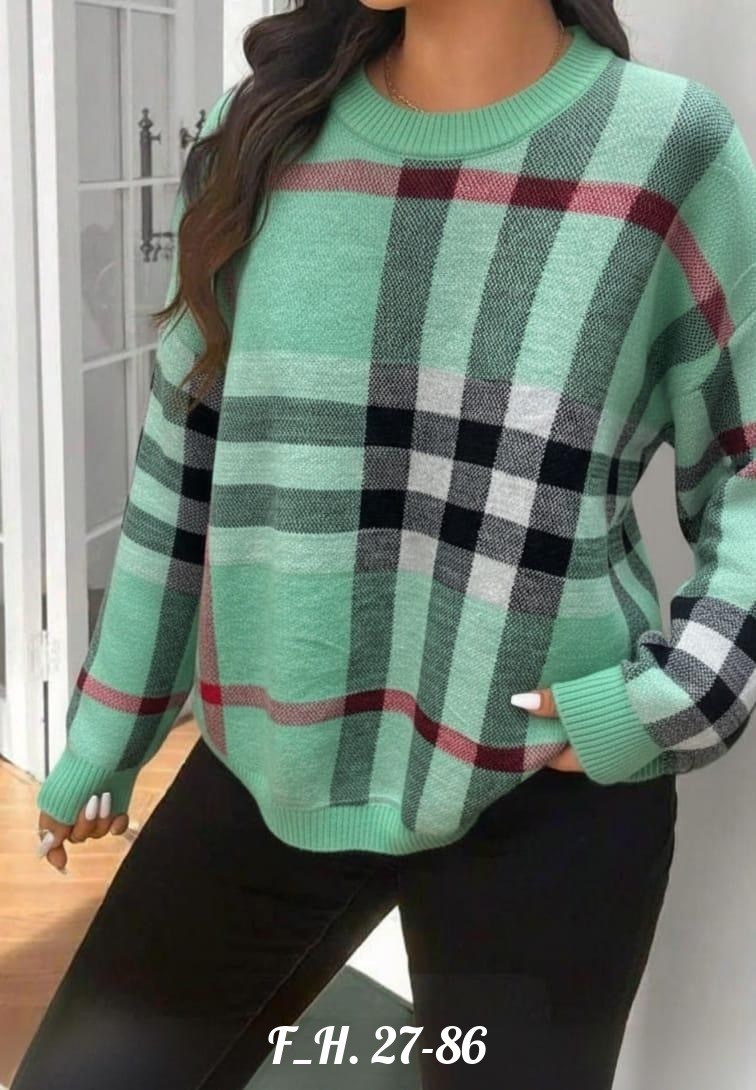 свитера женские,джемпер в клетку,джемпер женский в клетку,кофта женская свитер,свитер
