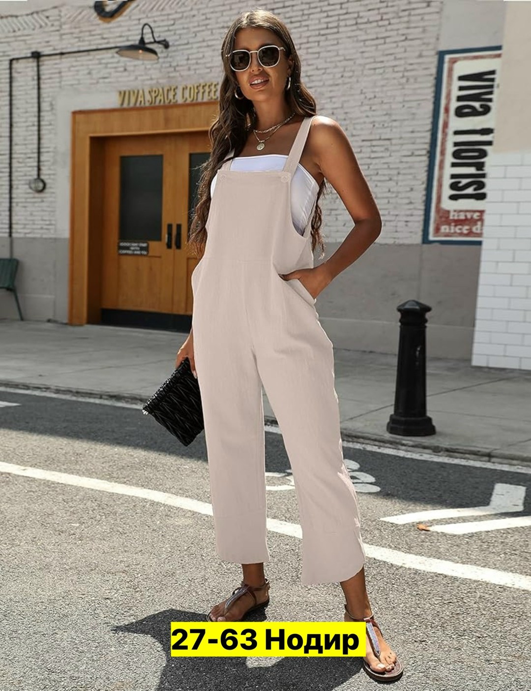 комбинезон женский,комбинезон с карманами,комбинезон повседневный,женский свободный комбинезон,комбинезон
