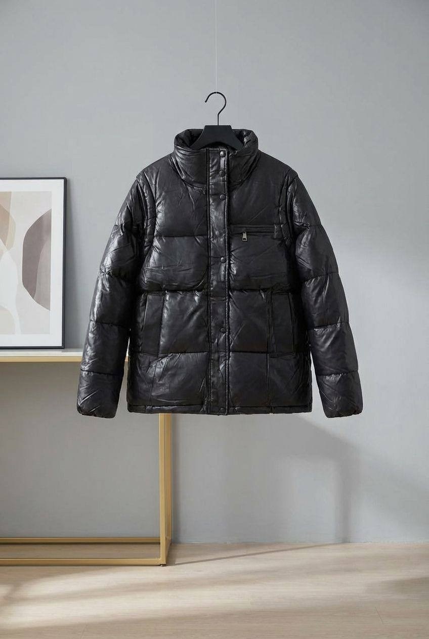 бежевый пуховик,короткий пуховик,куртка из экокожи,женская куртка,куртка женская бежевая