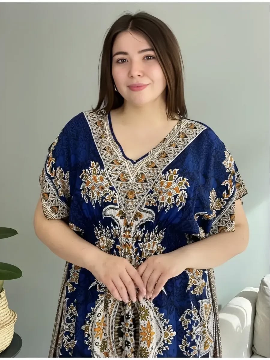 туника домашняя больших размеров russian style,туника длинная,платье туника из штапеля,домашняя туника,домашнее платье