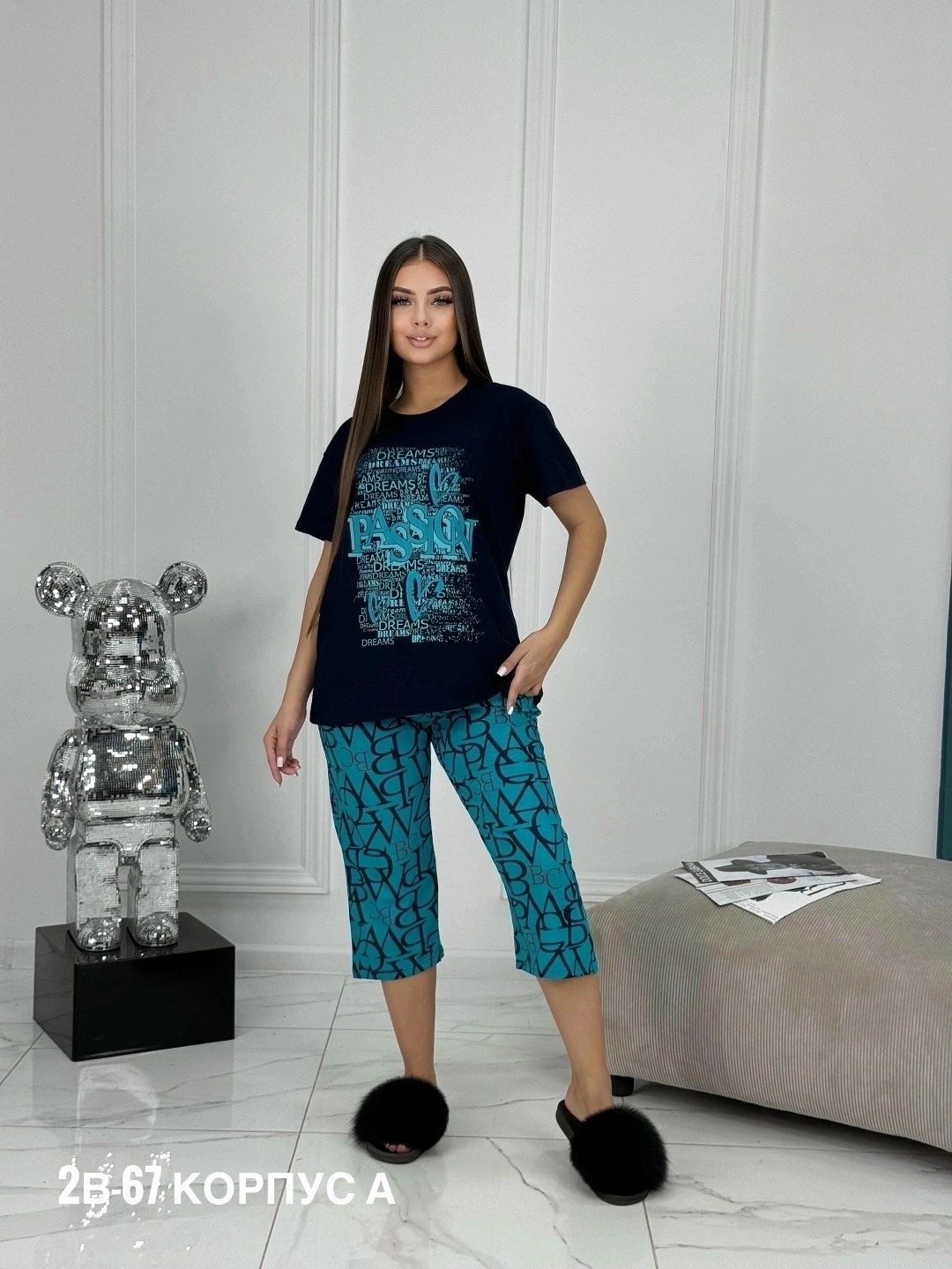 пижама женская,пижама черная,женская домашняя пижама,пижама с бриджами домашний комплект,пижама женская костюм