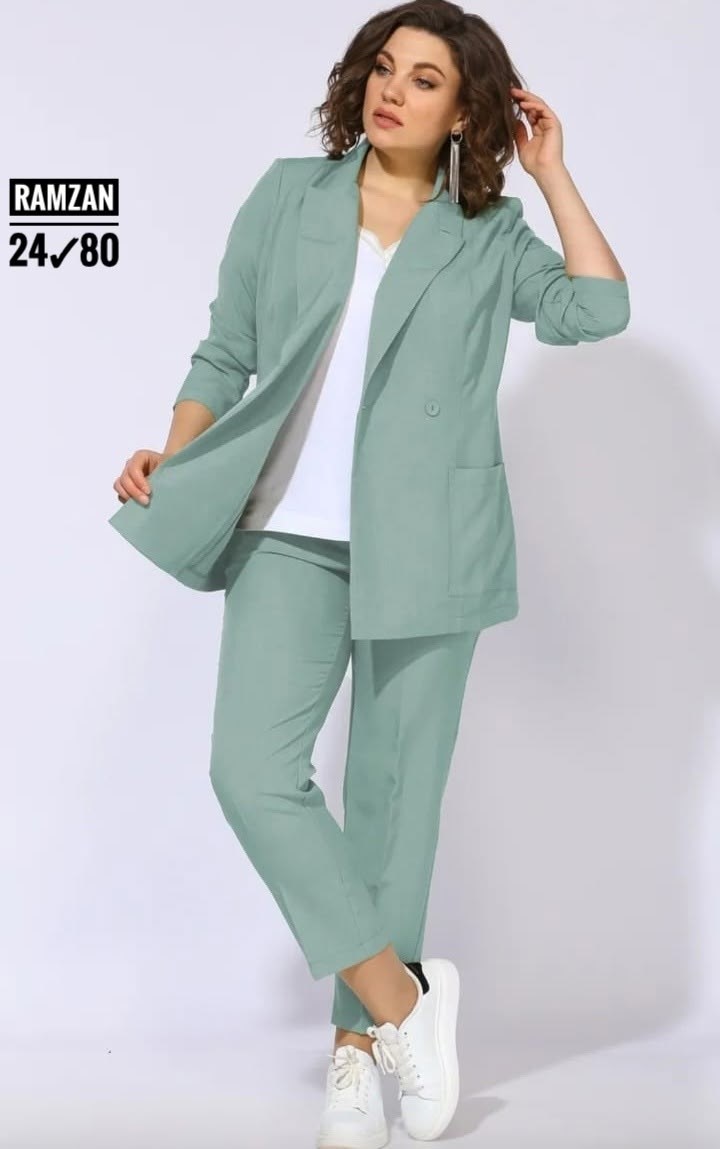 комплект брючный anastasia 549,женские костюмы брючные,костюм брючный синий,брючный костюм женский большие размеры,брючный костюм