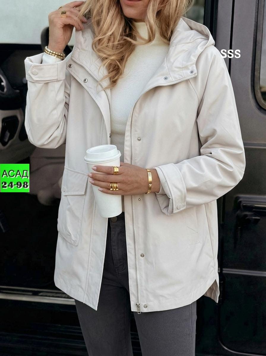 ветровка женская,ветровка удлиненная с капюшоном,куртка женская,женская куртка демисезонная,модная куртка