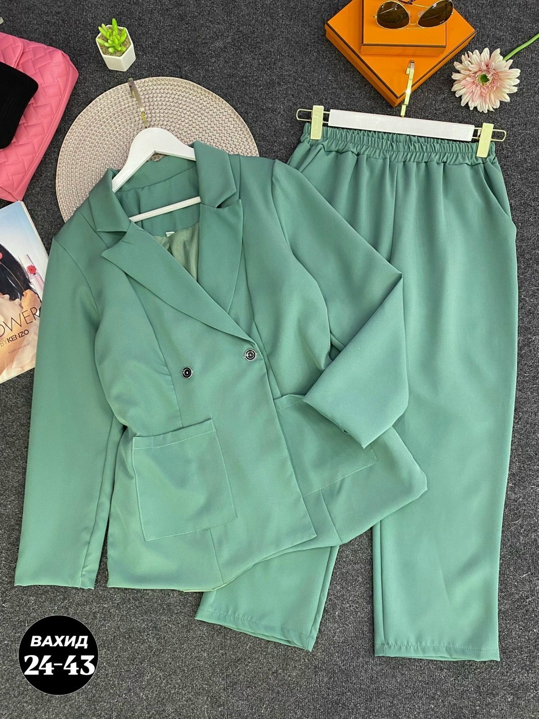 женские брючные костюмы,женские костюмы,костюм женский синий,комплект брючный anastasia 549,брючные костюмы для женщин