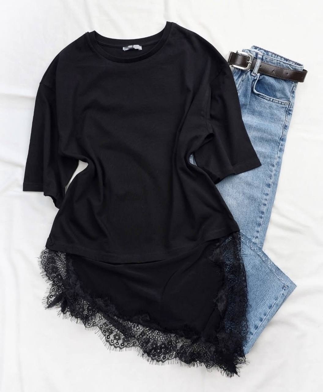 платье с кружевом на подоле,платье с кружевом,черное платье,платье летнее,платье с кружевом на подоле и рукавах