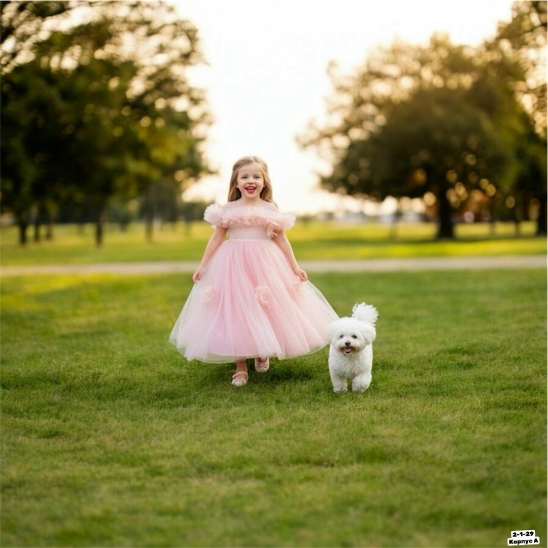 детские платья с перьями,пышное платье для девочки,платье принцессы для девочек,платье детское розовое с перьями,платье на девочку