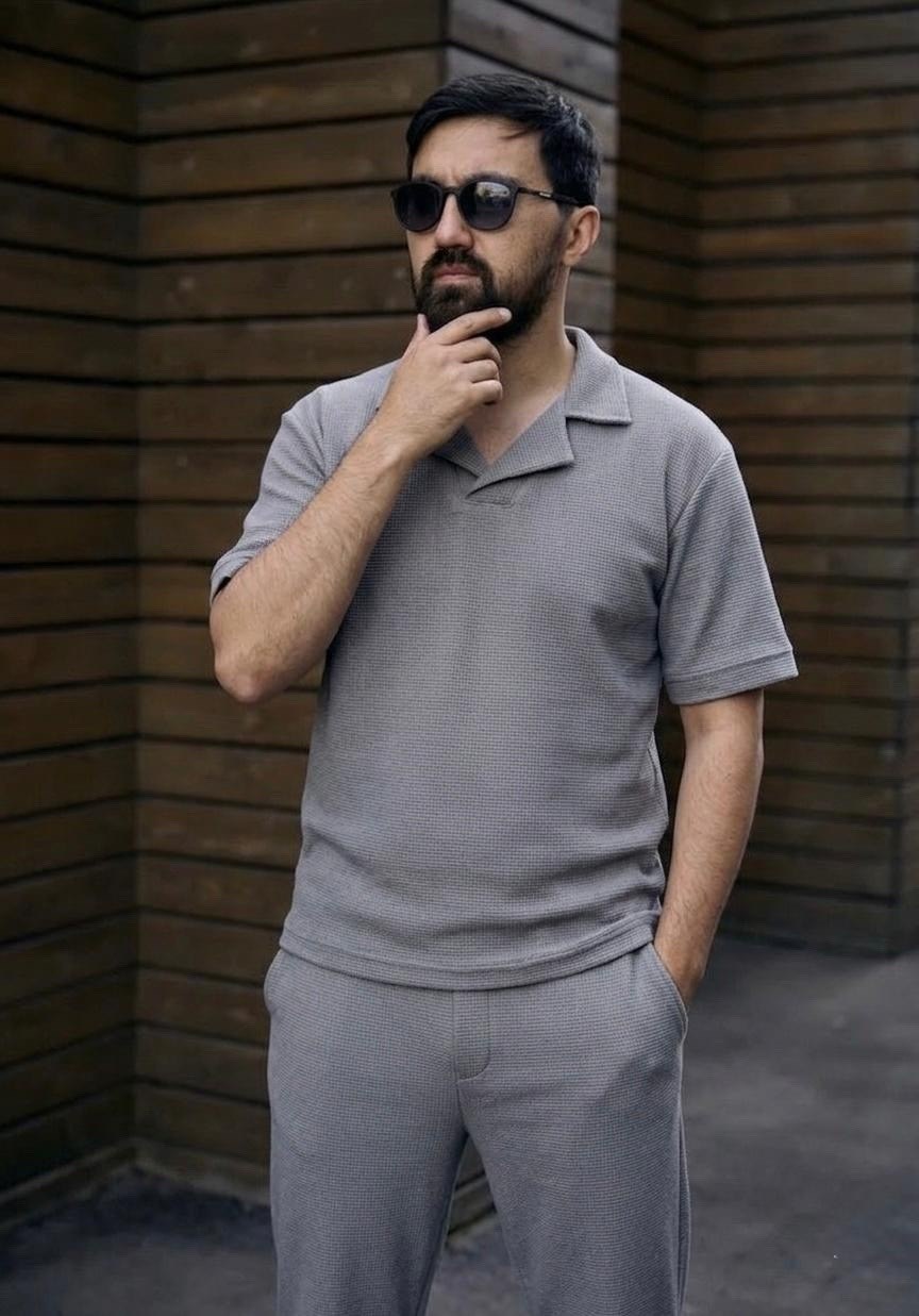 костюм брючный с поло футболкой martin wear 420739162,мужские спортивные костюмы,мужские футболки/поло,мужская мода,костюм летний мужской