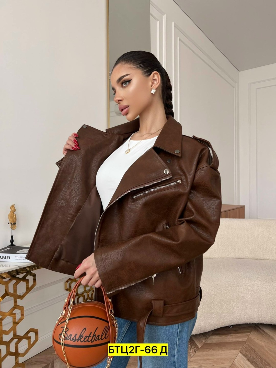 косуха кожаная куртка оверсайз saint shine,кожаная куртка женская,кожаные куртки 2026,косуха куртка кожаная оверсайз chauzi,кожаная куртка