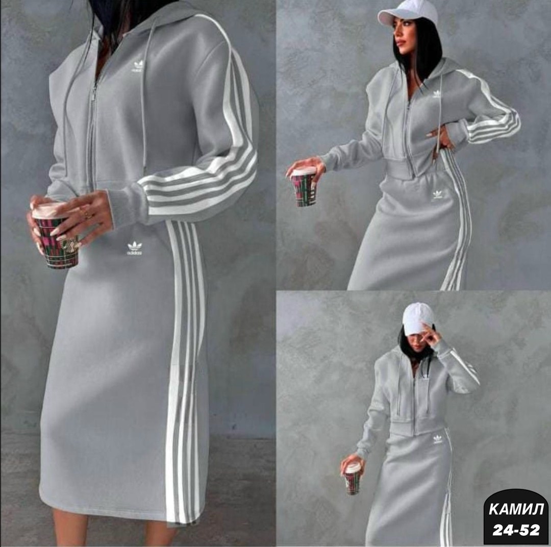 спортивное платье,adidas платье худи дресс,платье адидас,трикотажные костюмы,костюм из футера женский