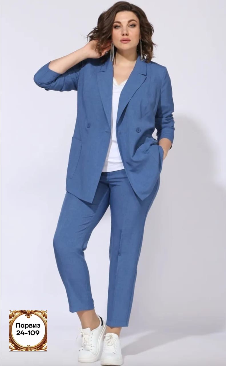 брючный костюм,костюм женский,мятный костюм женский,брючный костюм anastasia mak 1175 мятный,костюм женский брючный