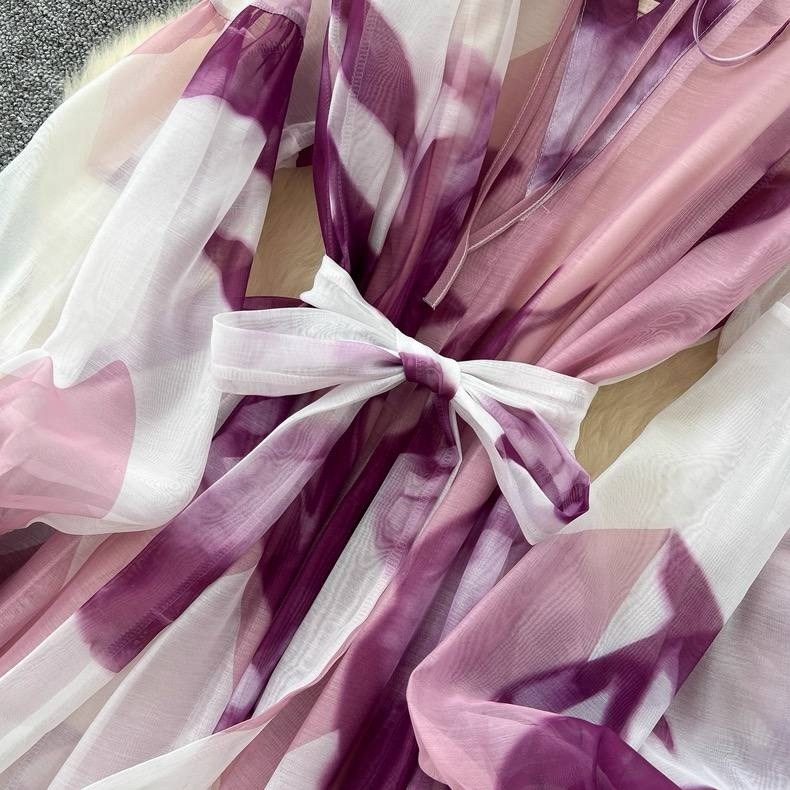 платье с длинными рукавами,длинное платье,шифоновое платье,платье винтажное, платье