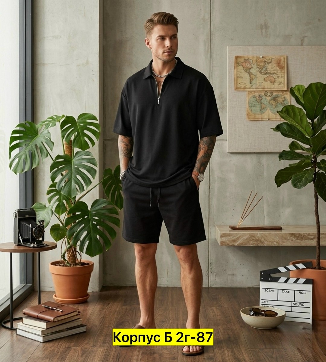 мужской костюм с шортами,поло футболка мужская,мужская мода,костюм с шортам,