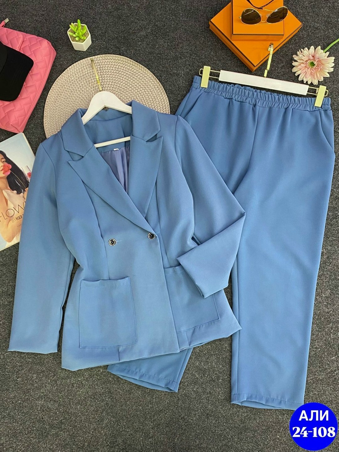 брючный костюм женский для полных,костюм женский брючный,брючный костюм anastasia mak 1175 мятный,брючный костюм,брючный костюм angelina 540 зеленый