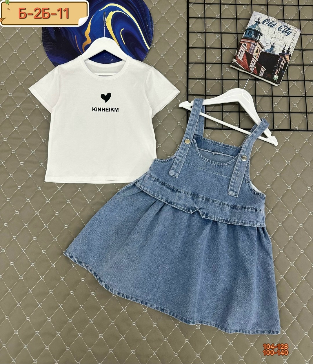 джинсовый сарафан для девочки,детские сарафаны,детские костюмы,платья для девочек,летний костюм для девочек