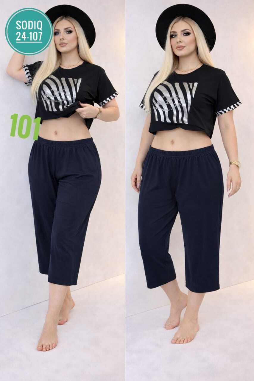 женская пижама с бриджами,пижама женская,пижама женская со штанами бриджами,пижама с бриджами,пижама с бриджами большие размеры