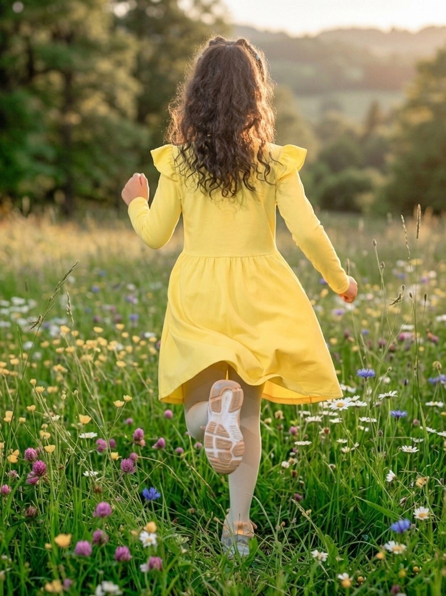 для девочек платья,платья детские,желтое платье для девочки,желтое платье,платье для девочек в садик