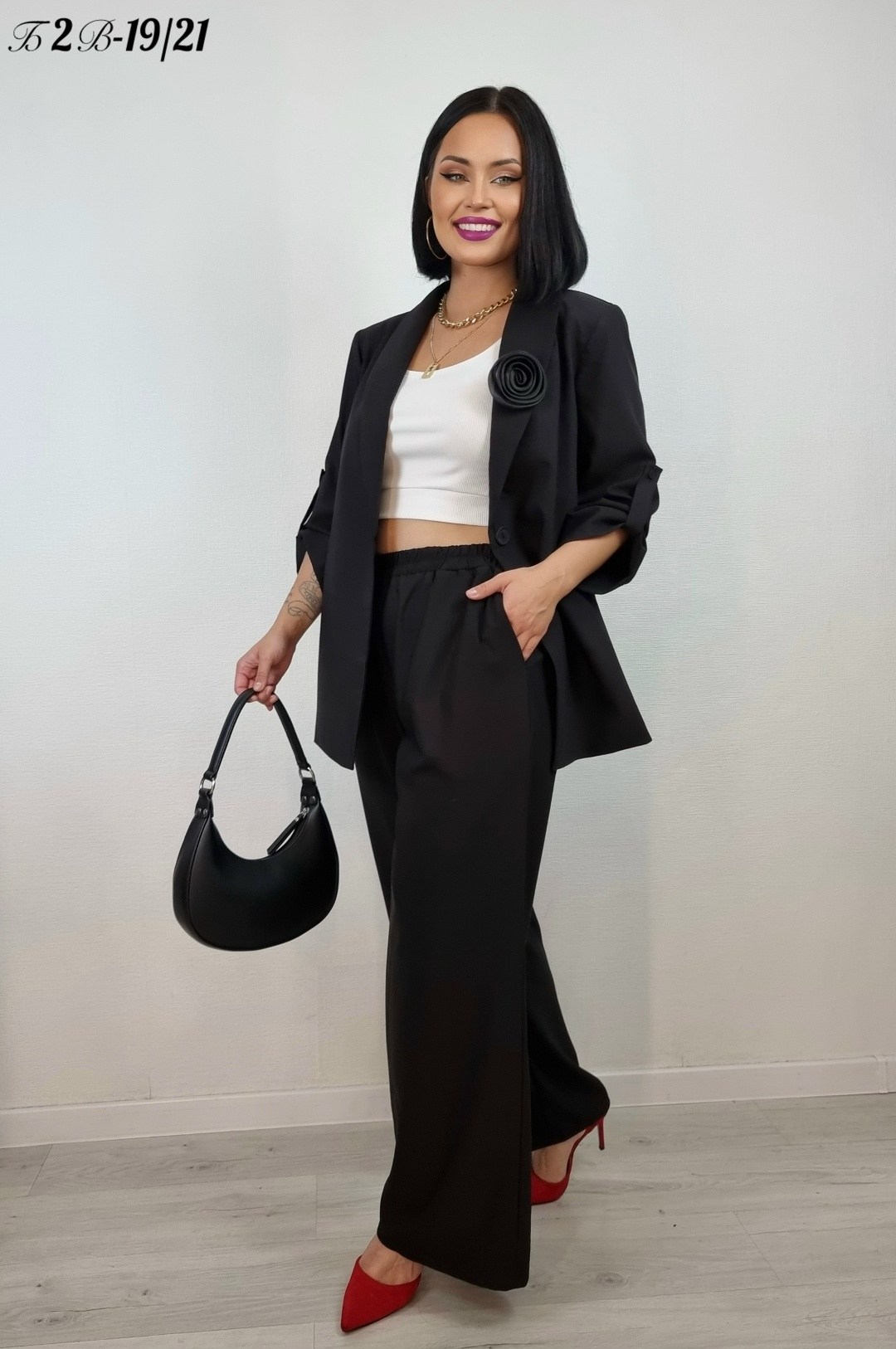брючный костюм,костюм брючный vilena 1018 черный,деловой брючной костюм,костюм женский брючный,брючный костюм для женщин
