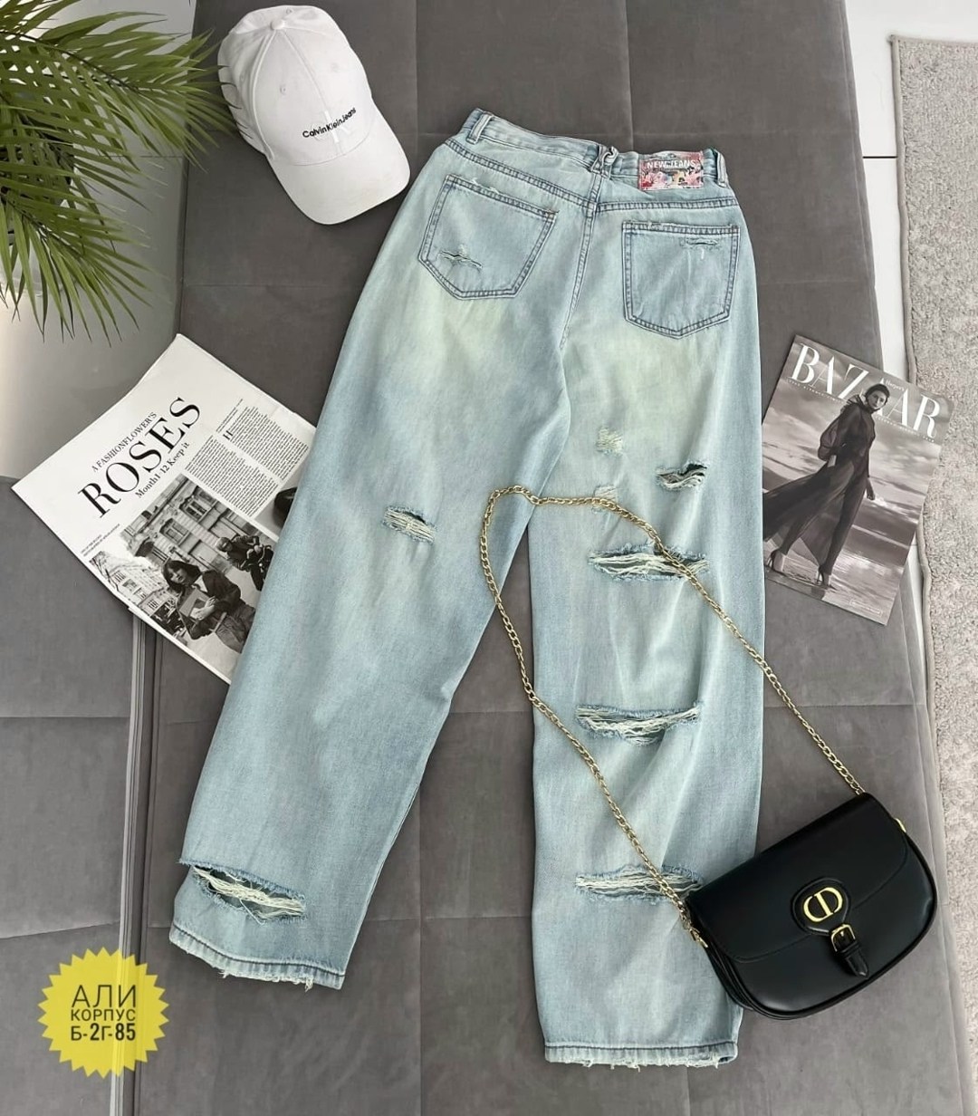 женские джинсы,джинсы,рваные джинсы,женские джинсы широкие,модные джинсы