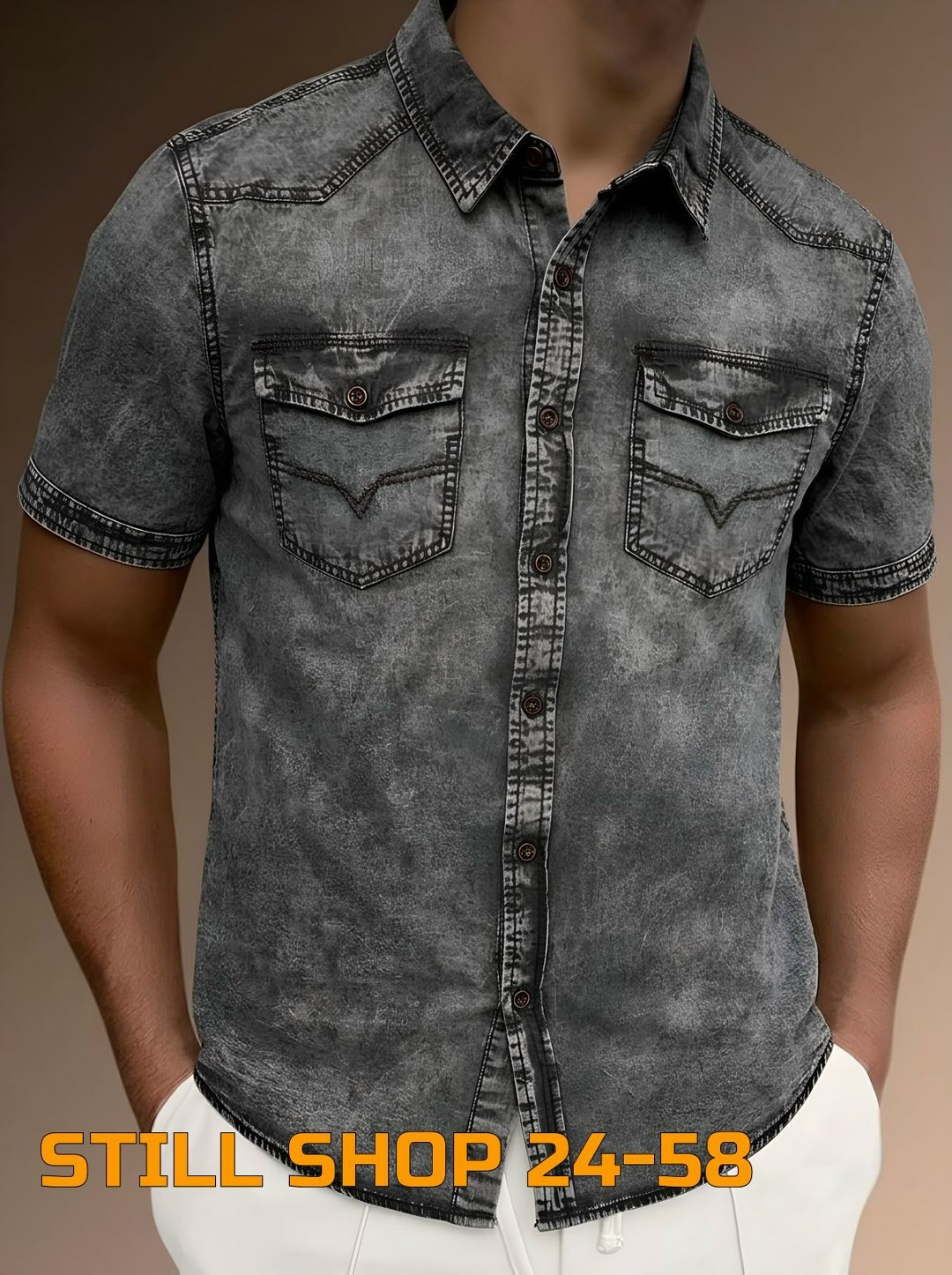 рубашка джинсовая мужская,рубашка джинса,джинсовая рубашка,рубашка повседневная,джинсовая рубашка с коротким рукавом мужская