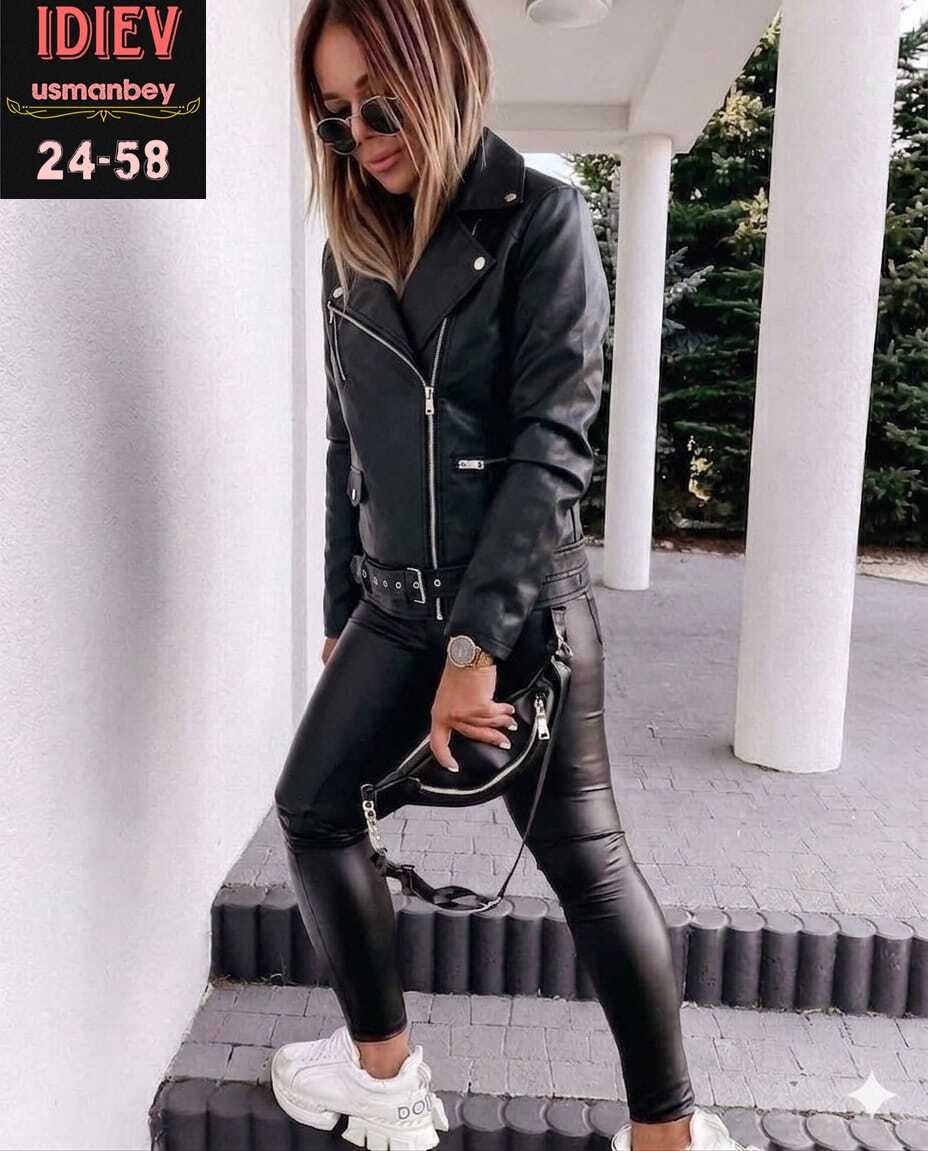 куртка косуха,куртка модная,стильная куртка,женская куртка косуха,куртка кожаная