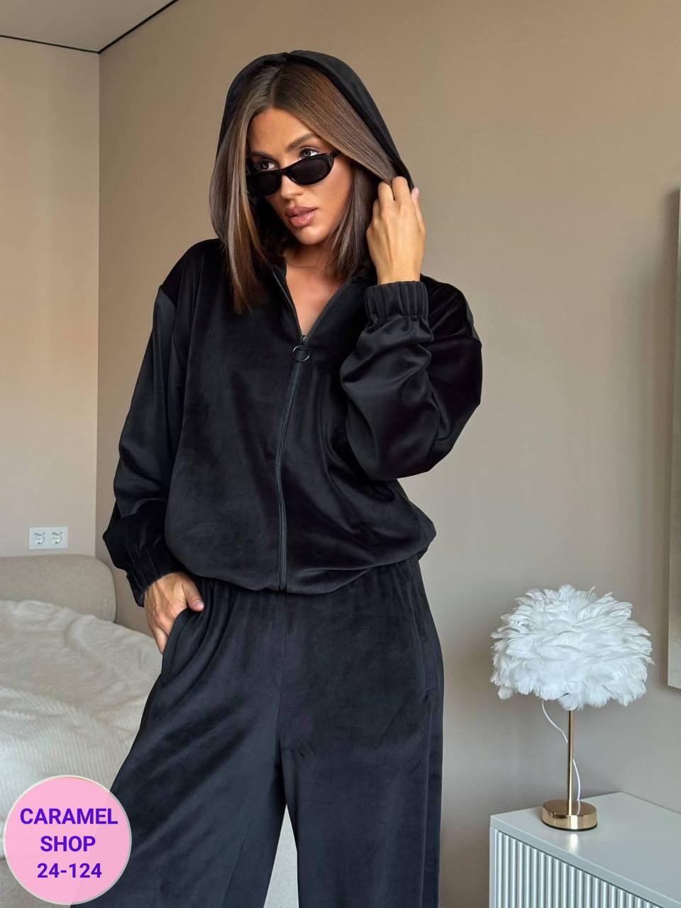 велюровый костюм,велюровый костюм женский,велюровый костюм оверсайз женский,костюм велюровый бархатный с капюшоном и брюками палаццо zakiya shop,костюм велюровый спортивный