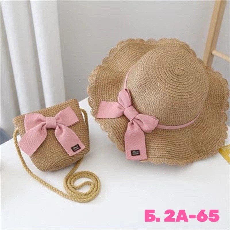 шляпа соломенная для девочек,соломенная шляпа с сумочкой,соломенная шляпка детская,соломенная шляпа и сумочка комплект,детская соломенная шляпа с сумкой