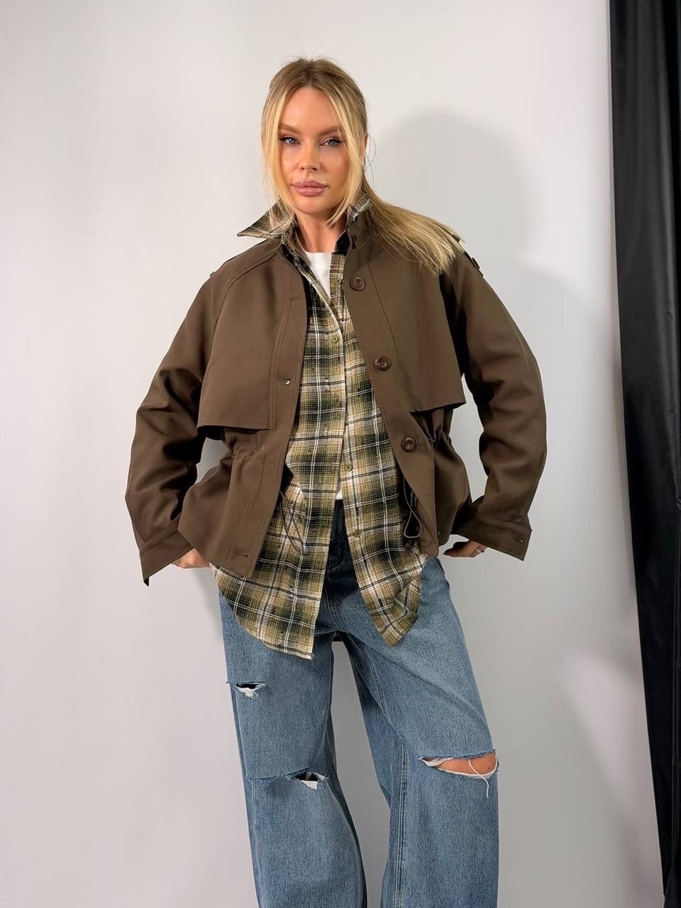 куртка в стиле милитари,куртка оверсайз,куртка с карманом,куртка,женская куртка