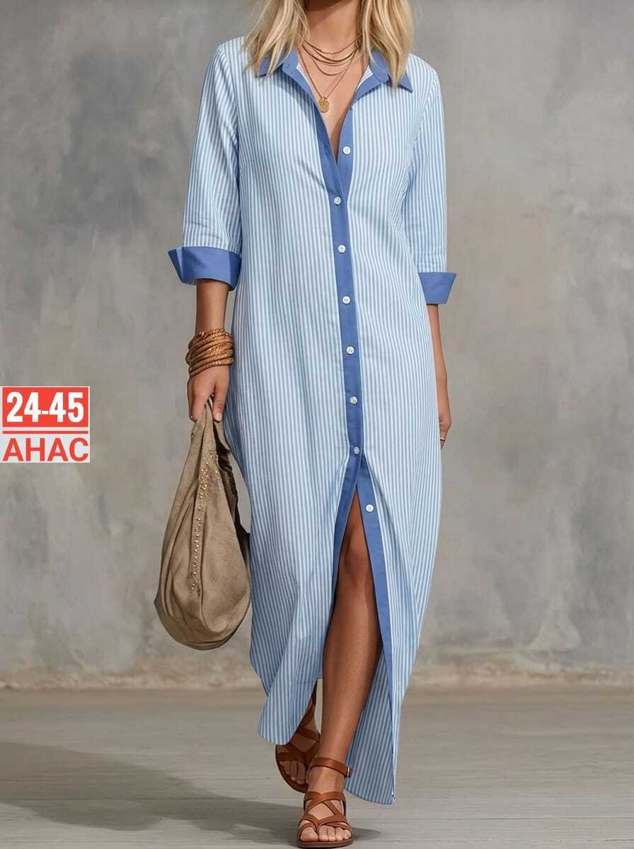 платье рубашка в полоску,платье рубашка,платья в полоску,длинное платье,летнее платье рубашка
