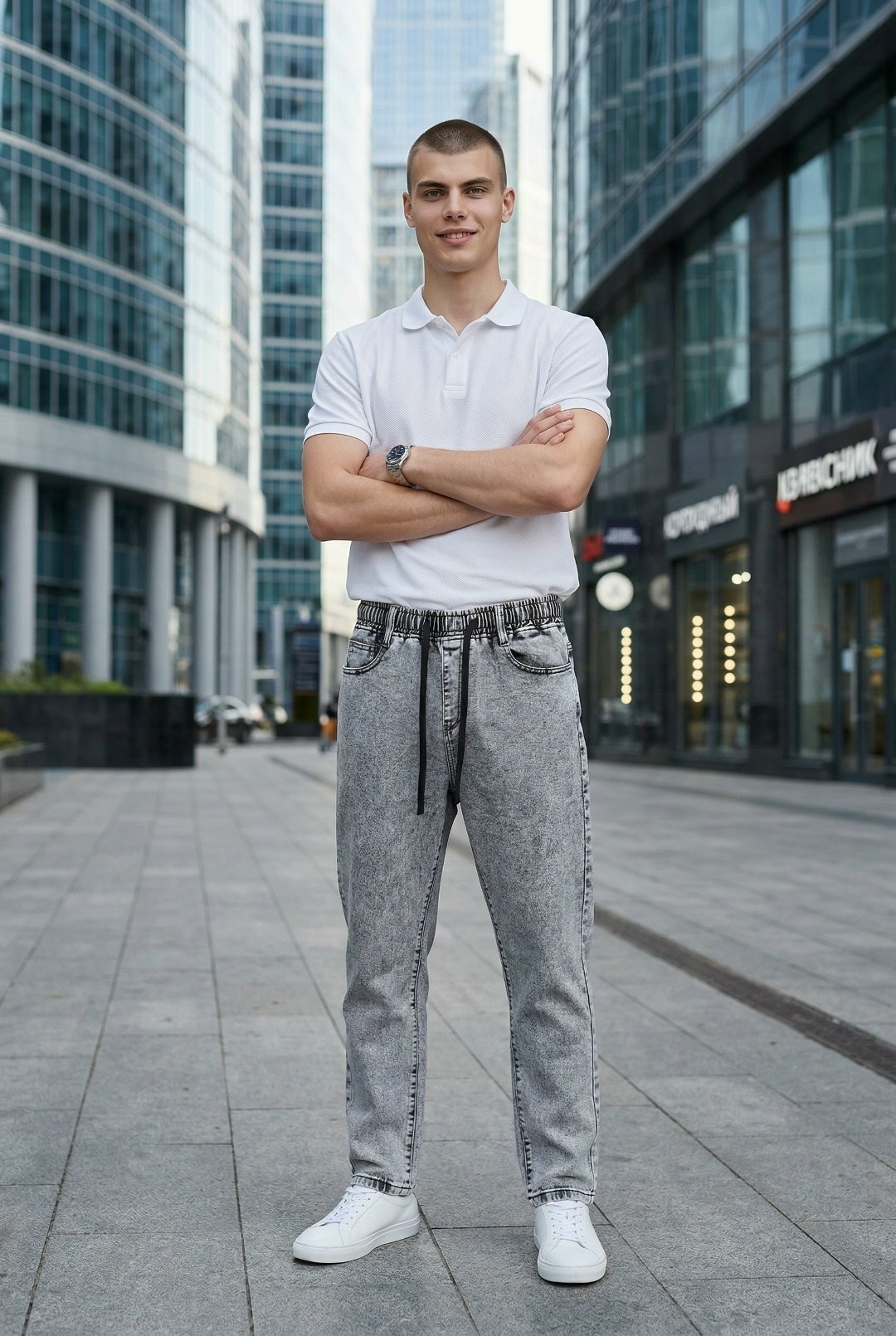 джинсы мужские,джоггеры джинсовые,джинсы джоггеры,серые джоггеры,джинсы бананы зауженные