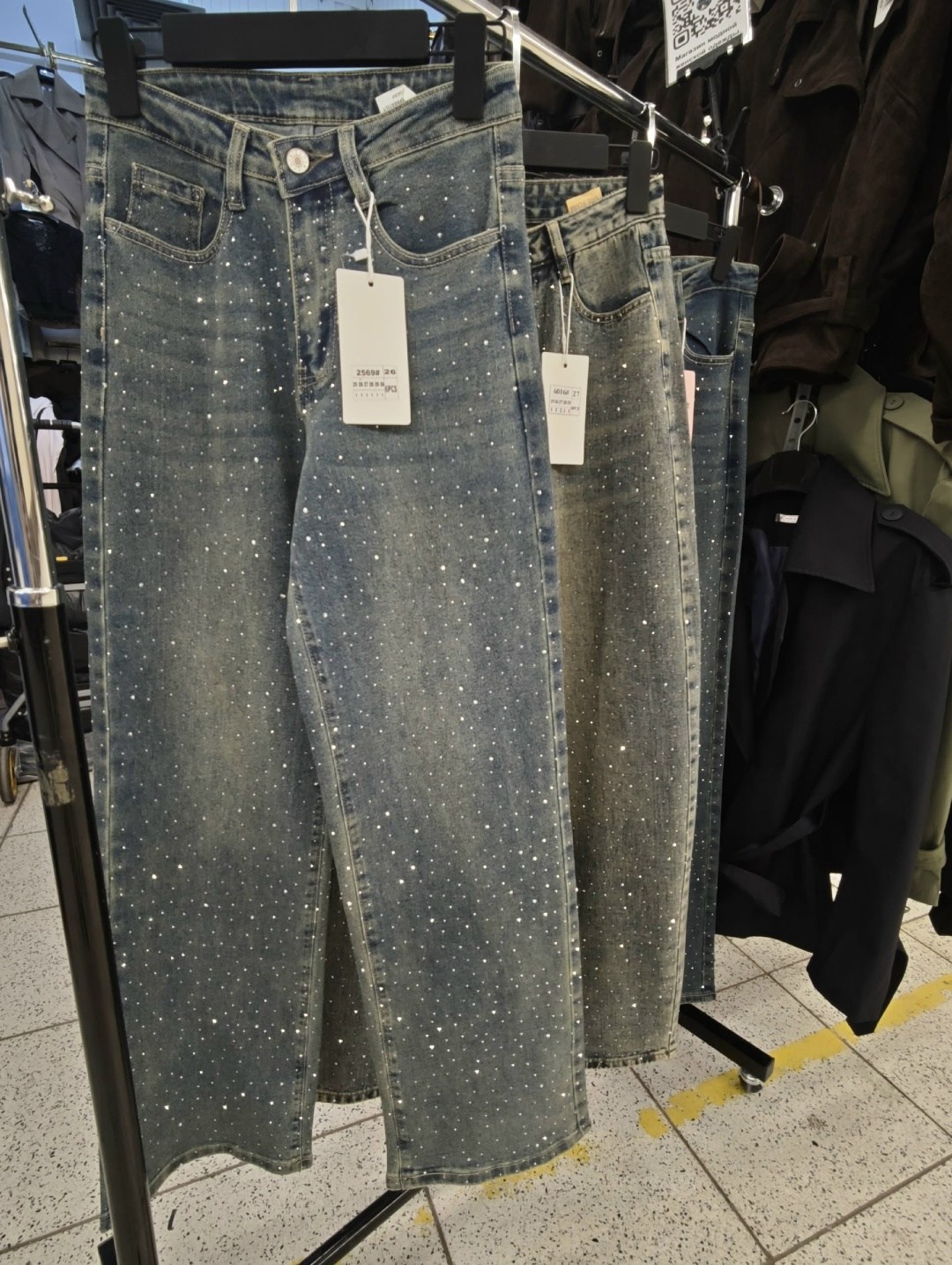 джинсы женские,джинсы со стразами,джинсы alexander wang,джинсы модные,джинсы