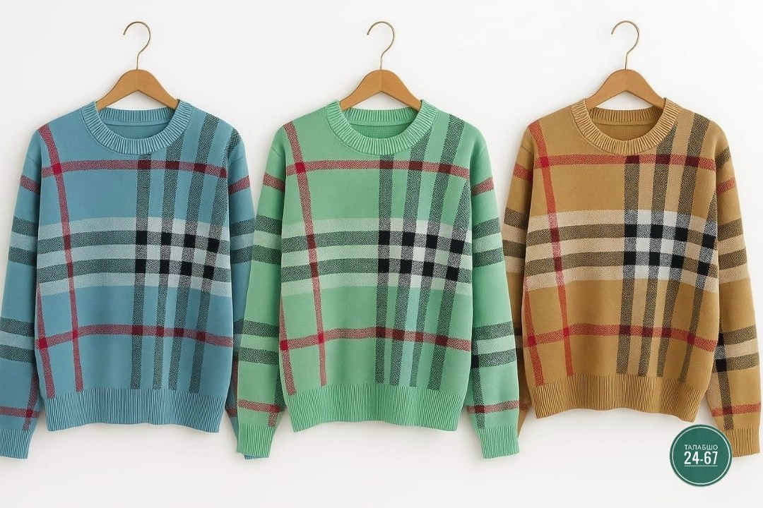 свитер burberry,джемпер burberry,свитер женский,джемпер в клетку,свитер в клетку