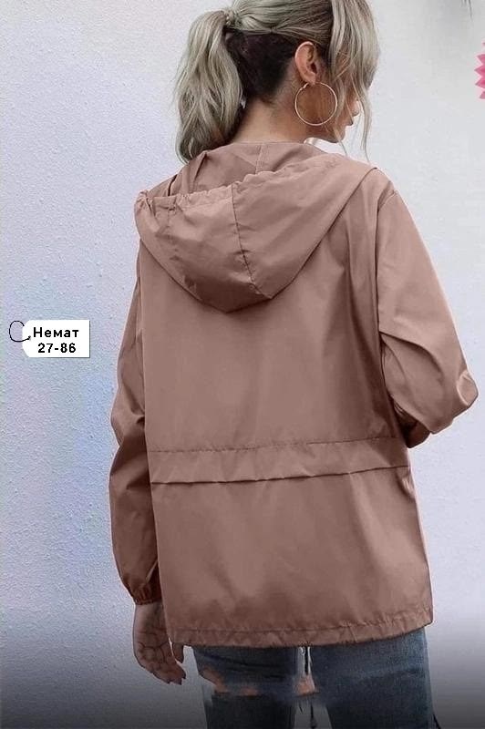 женская ветровка,повседневная куртка,легкая ветровка,ветровка куртка с капюшоном,ветровка женская с капюшоном