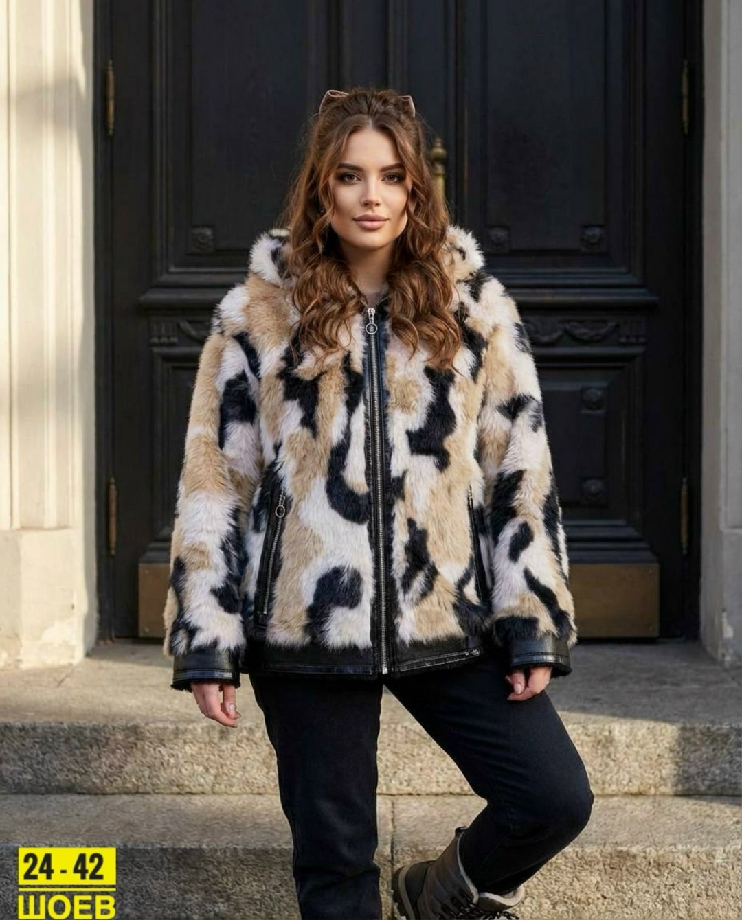 женская куртка,куртка из искусственного меха,меховая куртка леопардовая,модная шуба,женская куртка из искусственного меха