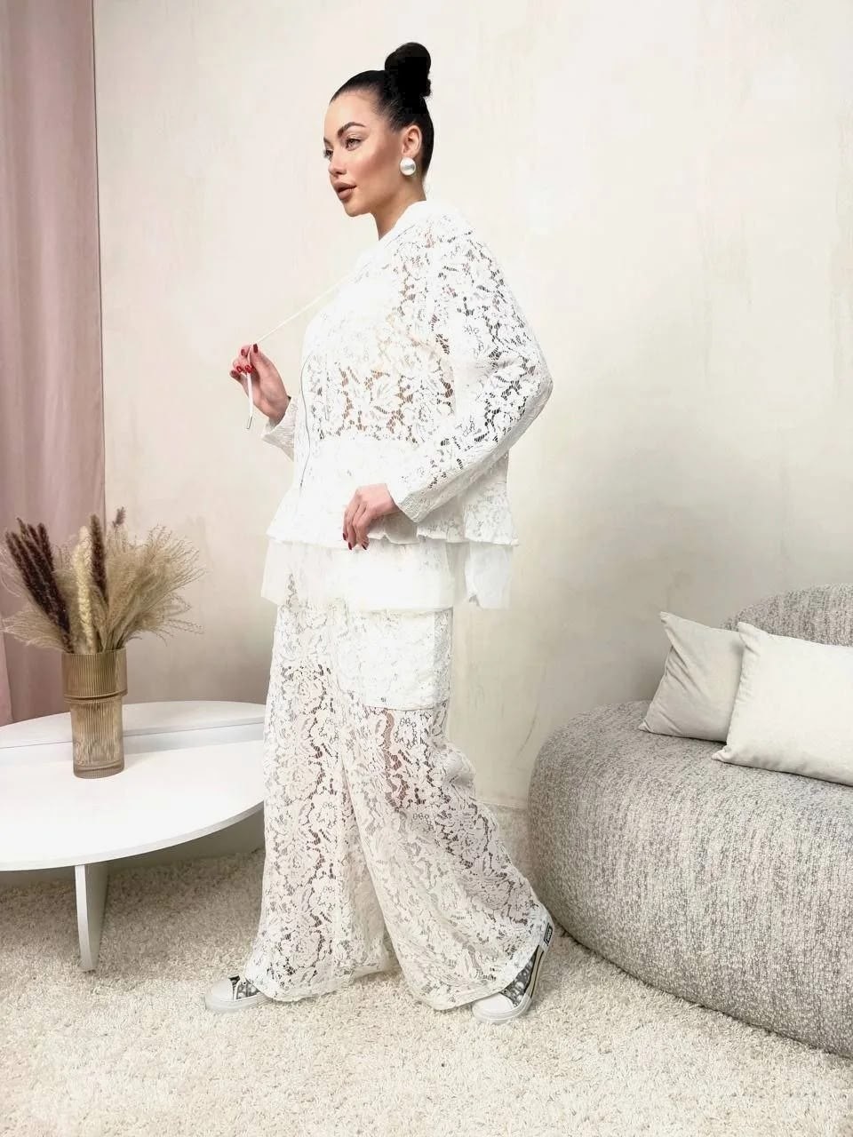 костюм брючный кружевной,костюм с кружевом,костюм брючный,костюм кружевной,гипюровый костюм