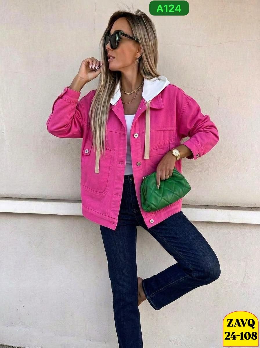 джинсовая куртка комбинированная,женская джинсовая куртка,джинсовая куртка,куртка женская,джинсовка женская розовая оверсайз
