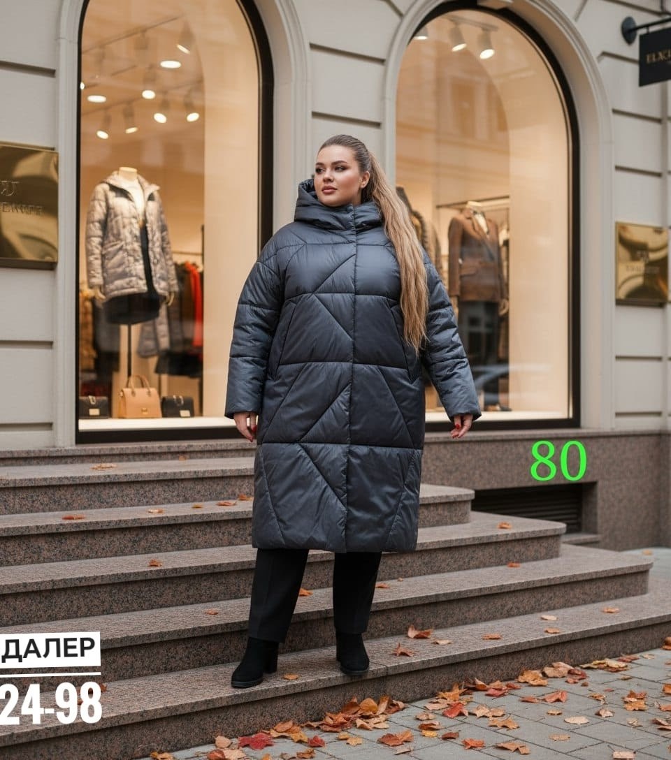 стильные пуховики,женские пуховики,пуховики тренд,женский пуховик 7067-143,женский пуховик больших размеров