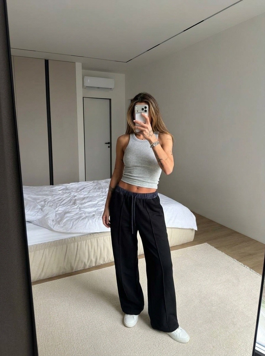 серые широкие спортивные штаны,брюки спортивные,серые спортивные брюки,женские спортивные брюки,спортивные штаны 2026 женские