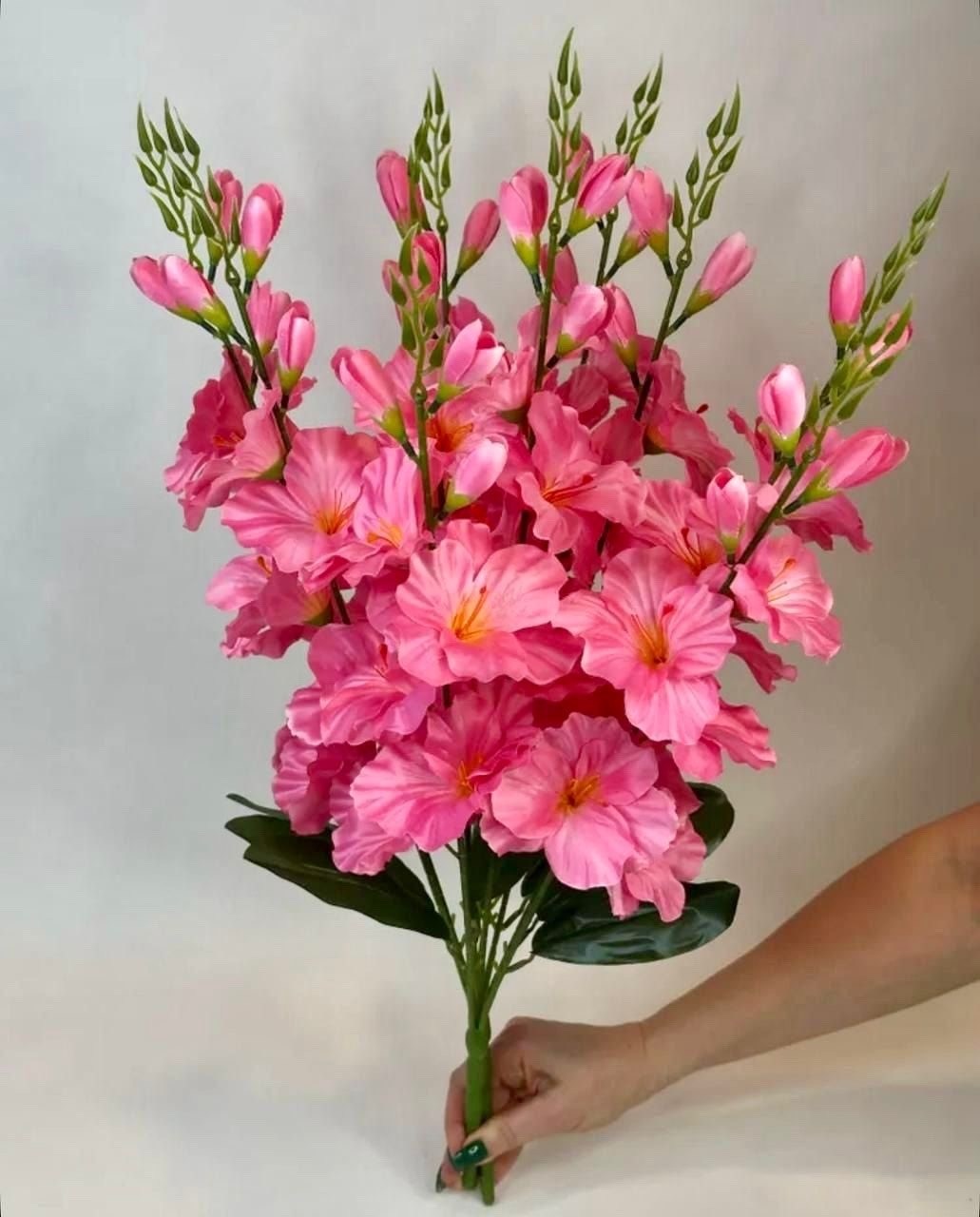 гладиолусы искусственные,искусственные цветы гладиолусы,букет гладиолуса желтый,желтые гладиолусы,искусственные цветы гладиолусы для декора