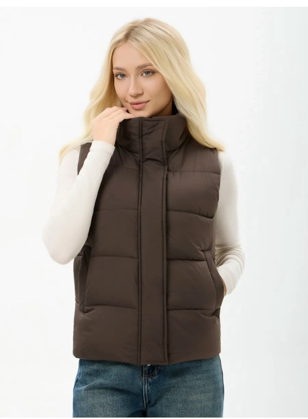 жилет женский безрукавка утепленная зимняя одежда light sun fashion 23852286,жилет женский,жилет утепленный женский,жилет утепленная,женская жилетка