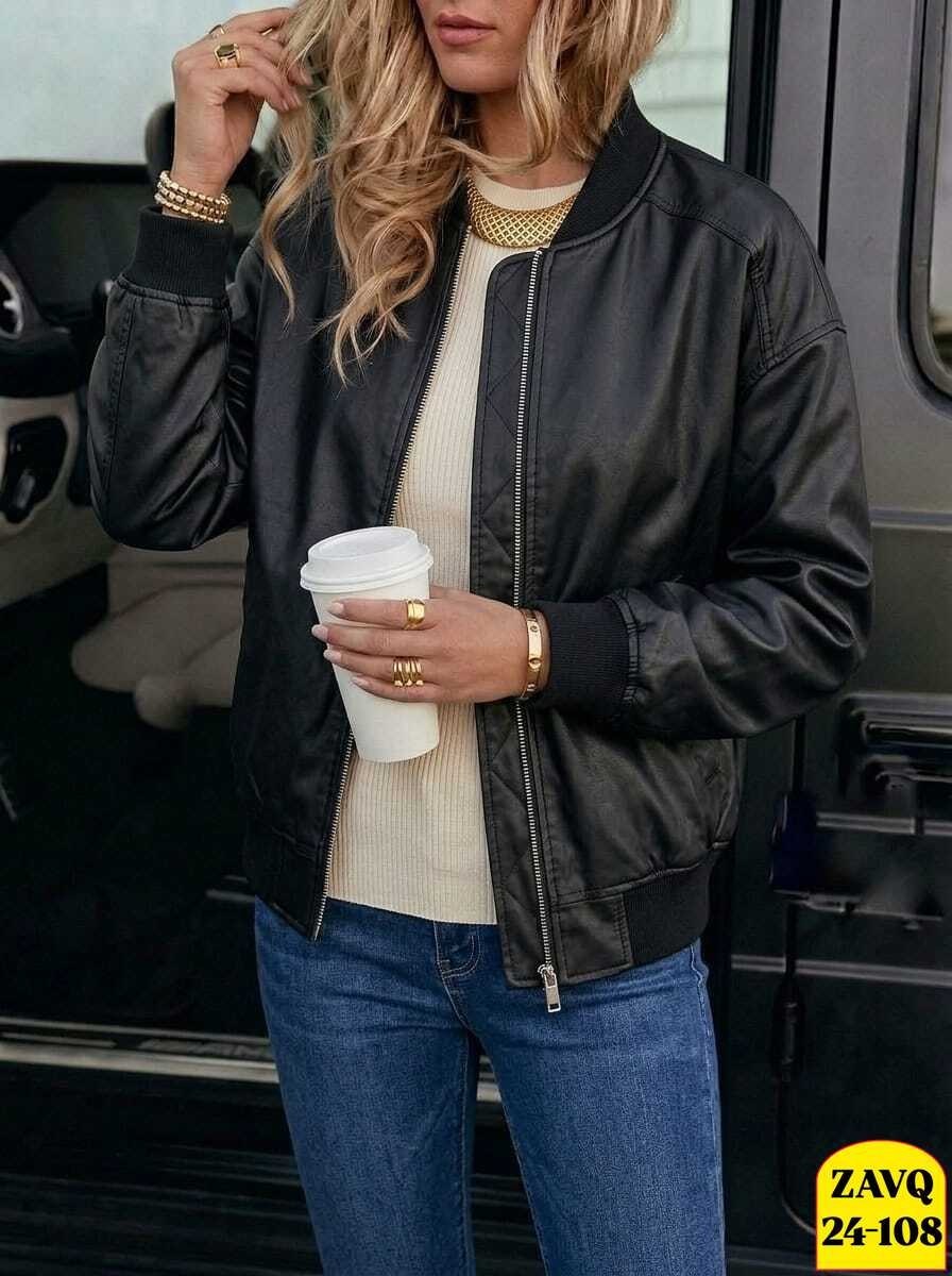 куртка из искусственной кожи женская,женская кожаная куртка,кожаная куртка,женская короткая куртка из искусственной кожи,куртка бомбер