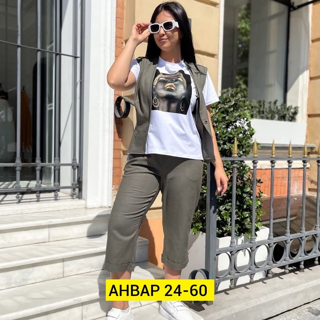 брючный костюм женский летний льняной больших,костюм женский,женский костюм тройка,повседневный костюм,женский костюм двойка