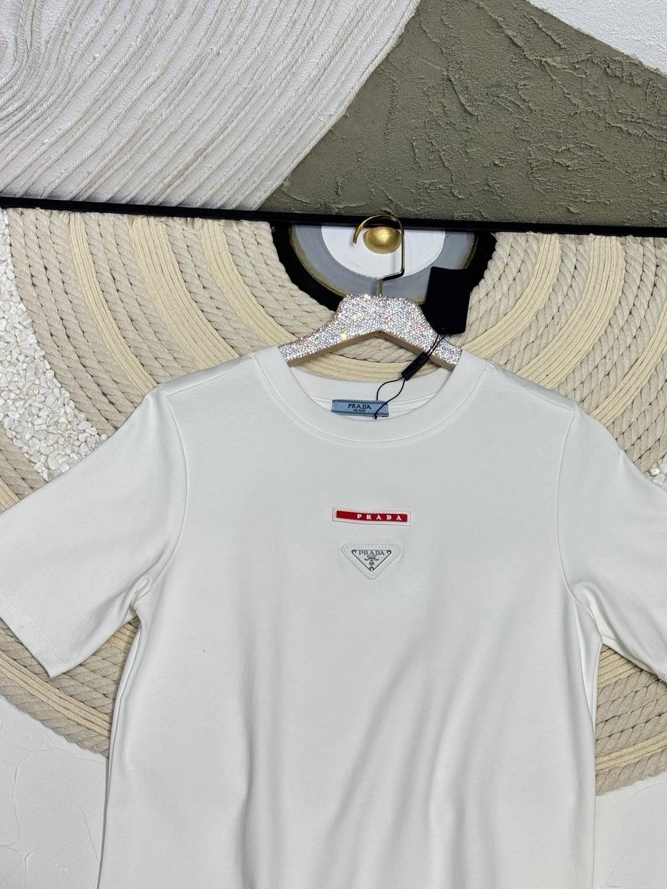 футболка prada,футболки женская,футболка prada milano,футболка с лого,футболка прада