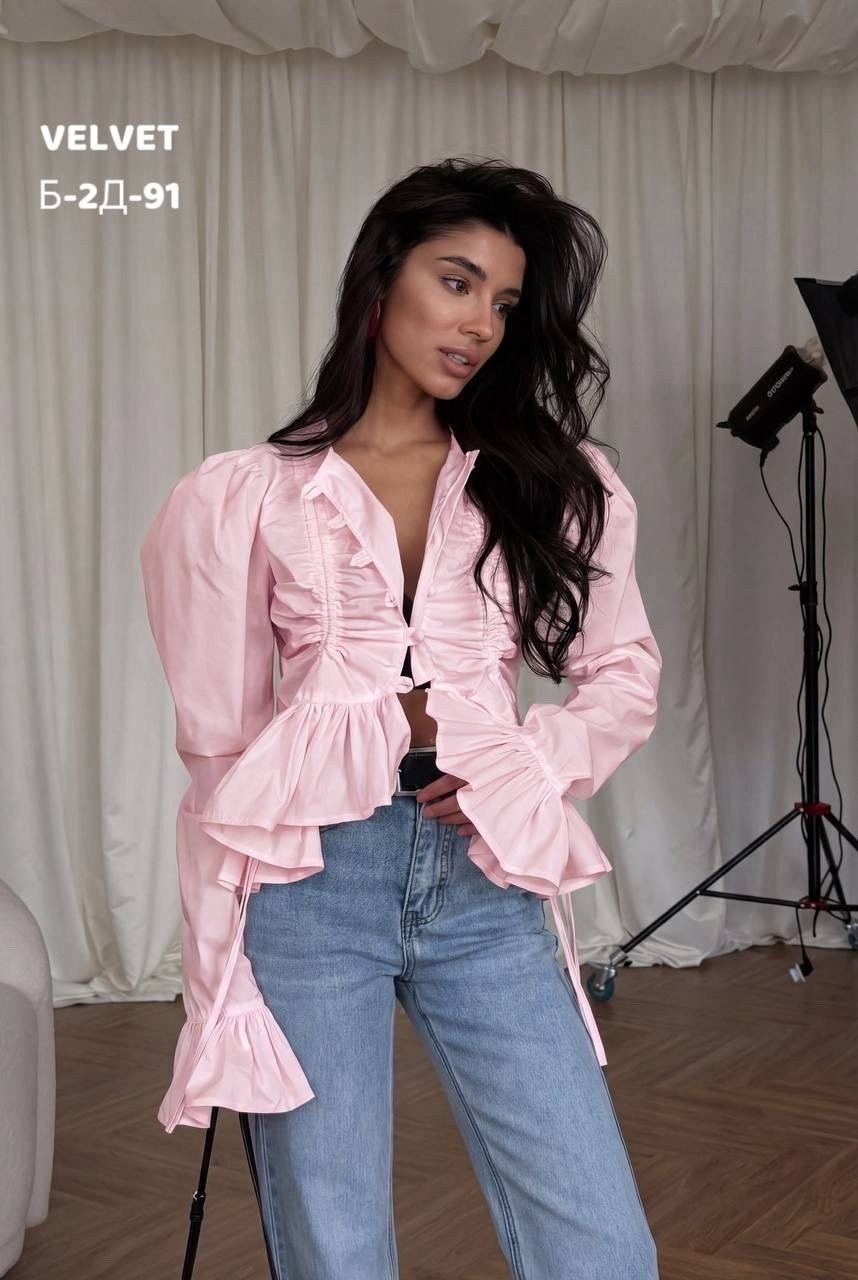 блузка с оборками,блузка модная,рубашка с рюшами,кофта женская,рубашка женская с рюшами