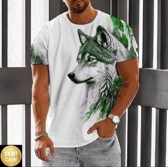 футболка с волками,футболки мужские,футболка с рисунком волка,мужская футболка с принтом волка