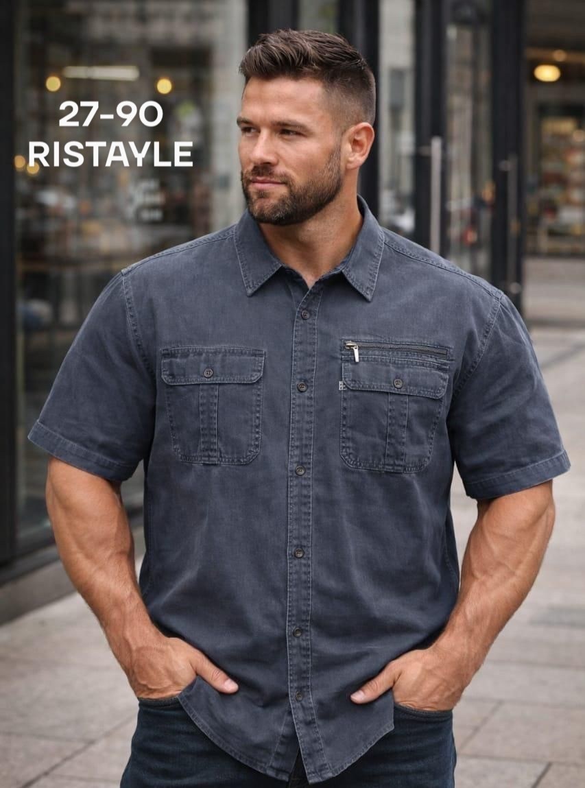 повседневная рубашка,рубашка,мужская рубашка,рубашка мужская с короткими рукавами,рубашка серая