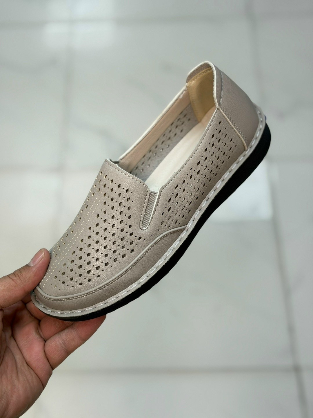 ,туфли женские,мокасины с перфорацией,летние туфли,женская